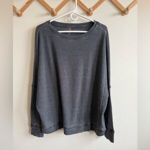 Mono B. waffle Knit longsleeve pullover
